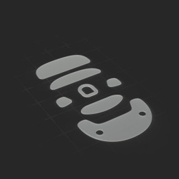 Skates para Endgame Gear OP1 100% PTFE Milky White (Single Set)