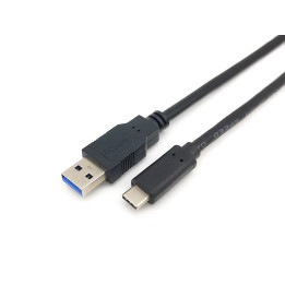 Equip 128344 cabo USB 2 m USB 3.2 Gen 1 (3.1 Gen 1) USB A USB C Preto