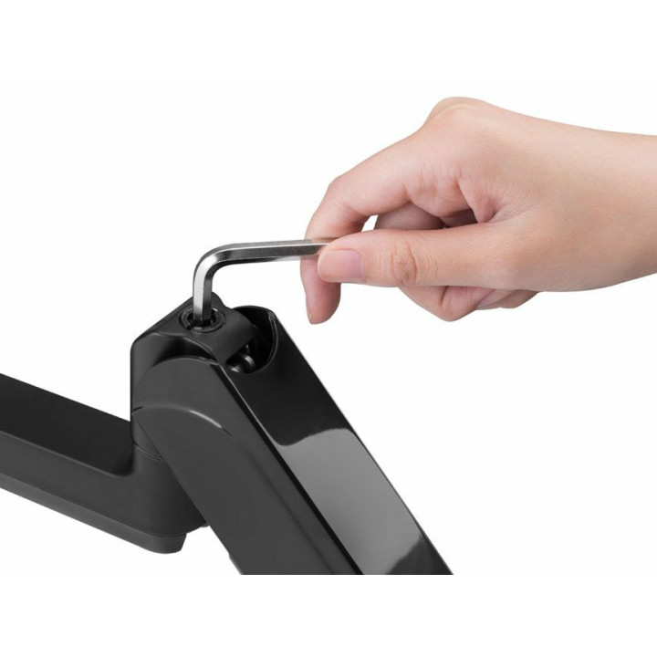 Equip 650132 montagem e suporte para monitores 81,3 cm (32") Preto Secretária