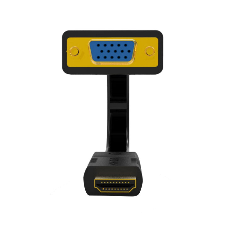 Ewent EW9869 adaptador de cabo de vídeo 0,15 m HDMI Type A (Standard) VGA (D-Sub) Preto