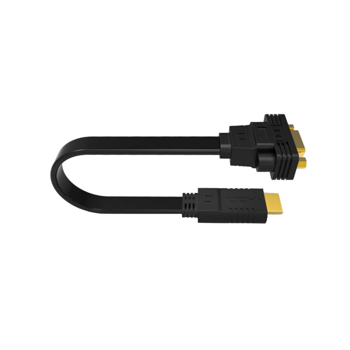 Ewent EW9869 adaptador de cabo de vídeo 0,15 m HDMI Type A (Standard) VGA (D-Sub) Preto