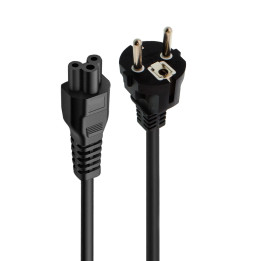 Ewent EC1907 cabo de energia Preto 1,8 m Ficha de alimentação tipo F Acoplador C5