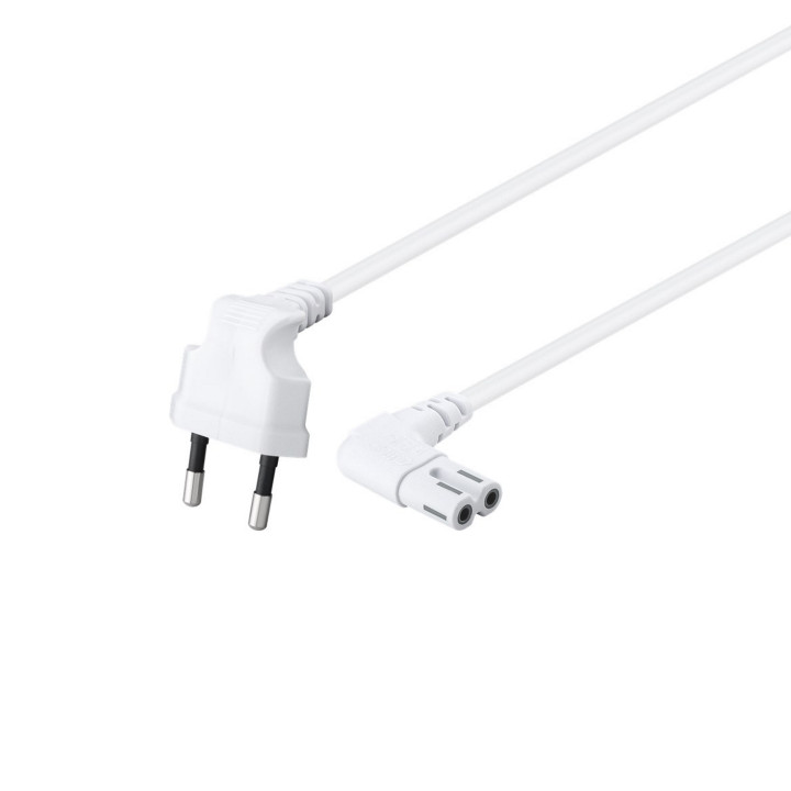 Ewent EC1918 cabo de energia Branco 1,8 m CEE7 16 Acoplador C7