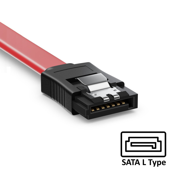 Ewent EC1510 cabo SATA 0,3 m SATA 7-pin Preto, Vermelho