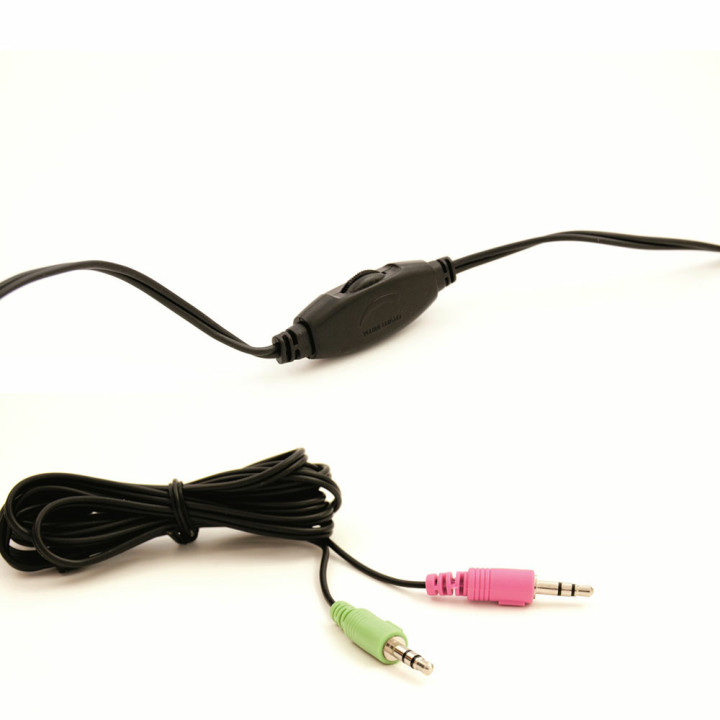 Ewent EW3563 auscultador Auscultadores Com fios Fita de cabeça Chamadas Música Preto