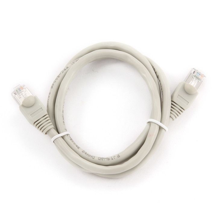 Gembird PP6U-1M cabo de rede Cinzento Cat6 U UTP (UTP)