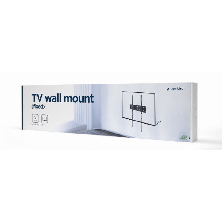 Gembird WM-55F-02 suporte para TV 139,7 cm (55") Preto