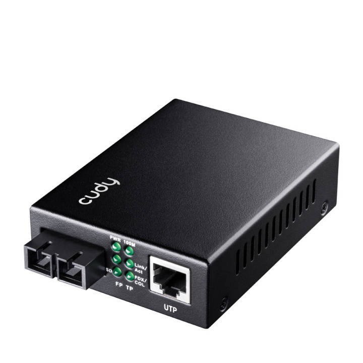 Cudy MC100GSA-20 conversor de rede de média 1000 Mbit s 1310 nm Modo único Preto
