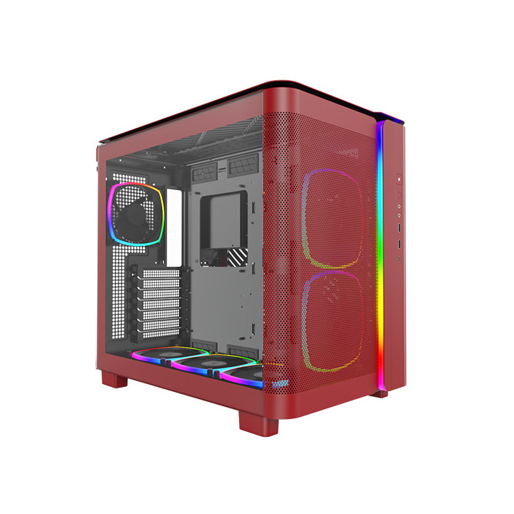 Montech KING 95 PRO Midi Tower Vermelho