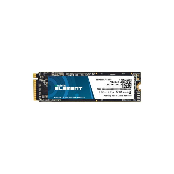 SSD Mushkin Element M.2 4TB PCI Express 3.0 NVMe 3D NAND