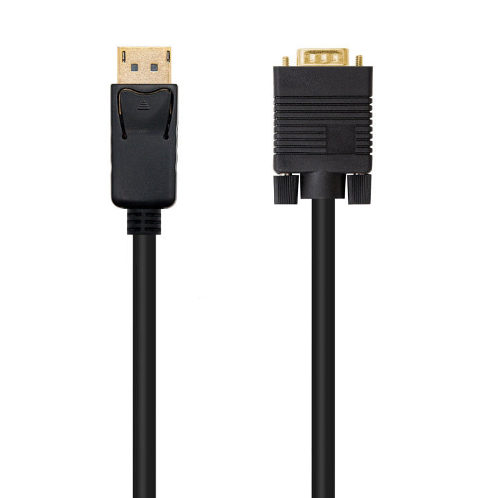 Nanocable 10.15.4405 adaptador de cabo de vídeo 5 m DisplayPort VGA (D-Sub) Preto