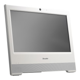Shuttle X50V7U3 Intel® Core™ i3 i3-8145U 39,6 cm (15.6") 1366 x 798 pixels Ecrã táctil Barebone para PC “tudo em um” Branco