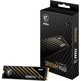 SSD MSI SPATIUM M460 PCIe 4.0 NVMe M.2 1TB PCI Express 4.0 3D NAND