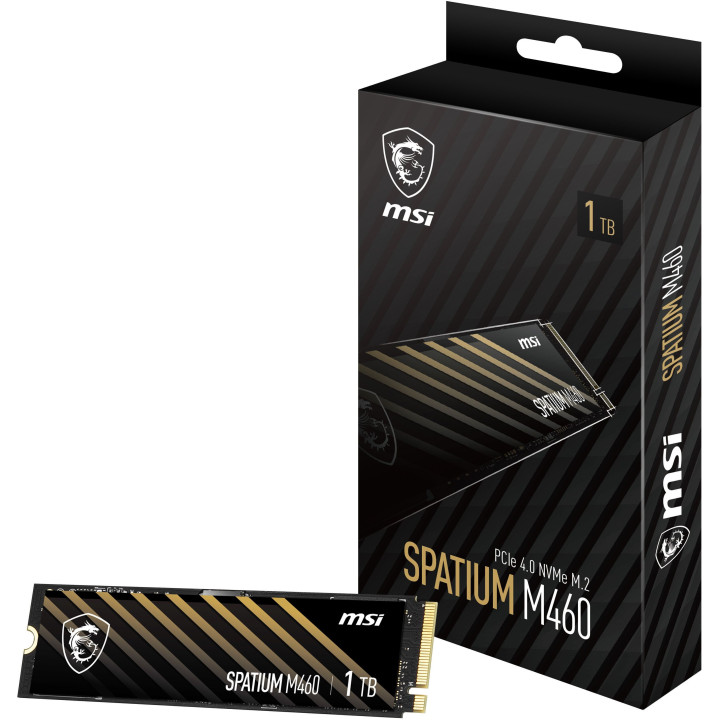 SSD MSI SPATIUM M460 PCIe 4.0 NVMe M.2 1TB PCI Express 4.0 3D NAND