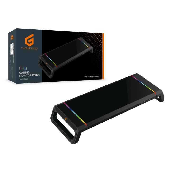 Conceptronic THORNE01B montagem e suporte para monitores Preto Secretária