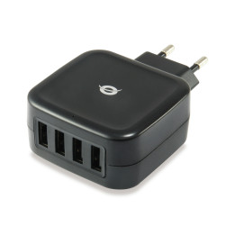 Conceptronic ALTHEA04B carregador de dispositivos móveis Universal Preto AC Interior