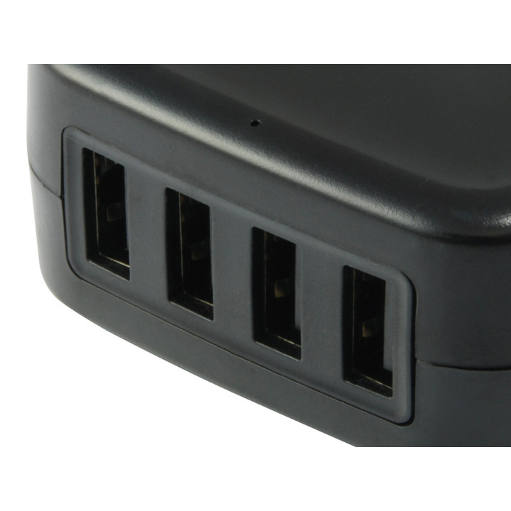 Conceptronic ALTHEA04B carregador de dispositivos móveis Universal Preto AC Interior
