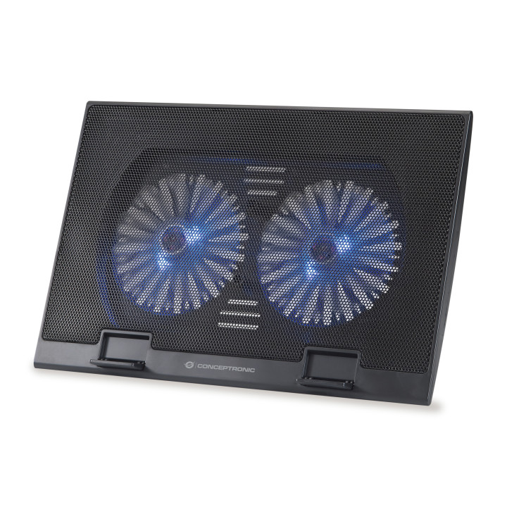 Conceptronic THANA02B base de refrigeração para computador 43,2 cm (17") Preto