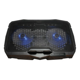 Conceptronic THANA07B base de refrigeração para computador 43,2 cm (17") Preto