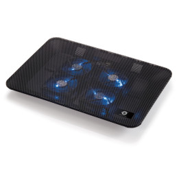 Conceptronic CNBCOOLPADL4F base de refrigeração para computador 39,6 cm (15.6") Preto