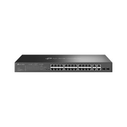 TP-Link Omada SL2428P switch de rede Gerido L2 Fast Ethernet (10 100) Power over Ethernet (PoE) 1U Preto