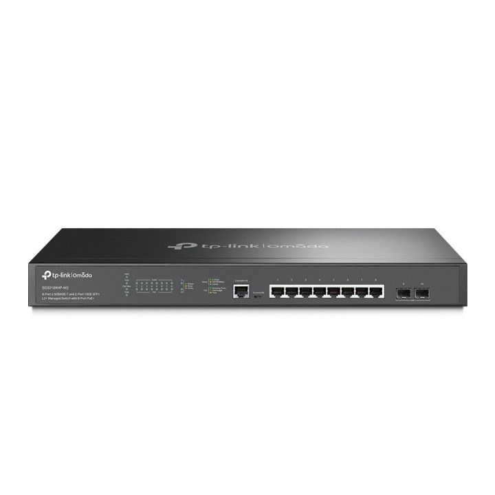 TP-Link Omada SG3210XHP-M2 switch de rede Gerido L2+ 2.5G Ethernet (100 1000 2500) Power over Ethernet (PoE) 1U Preto