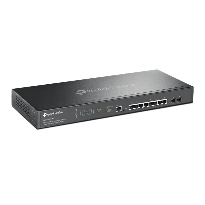 TP-Link Omada SG3210XHP-M2 switch de rede Gerido L2+ 2.5G Ethernet (100 1000 2500) Power over Ethernet (PoE) 1U Preto