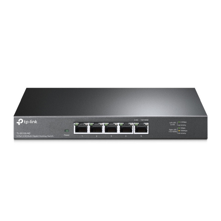 TP-Link TL-SG105-M2 switch de rede Não-gerido 2.5G Ethernet (100 1000 2500) Preto