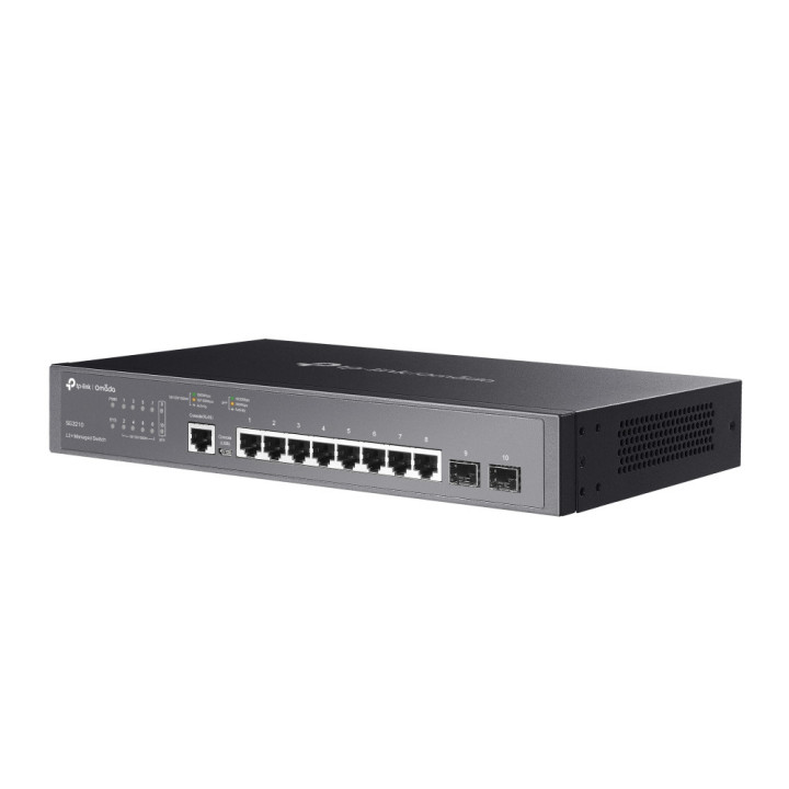 TP-Link Omada SG3210 switch de rede Gerido L2 L3 Gigabit Ethernet (10 100 1000) 1U Preto