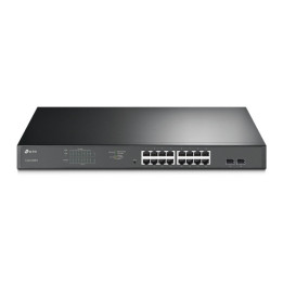 TP-Link TL-SG1218MPE Gerido L2 Gigabit Ethernet (10 100 1000) Power over Ethernet (PoE) 1U Preto