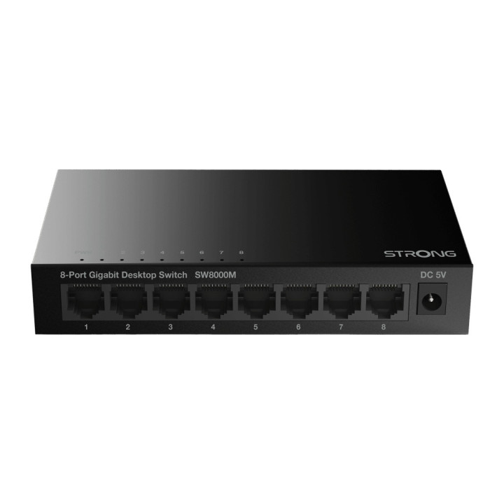 Strong SW8000M switch de rede Gigabit Ethernet (10 100 1000) Preto