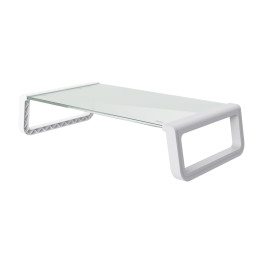 Trust 25351 montagem e suporte para monitores Transparente, Branco Secretária