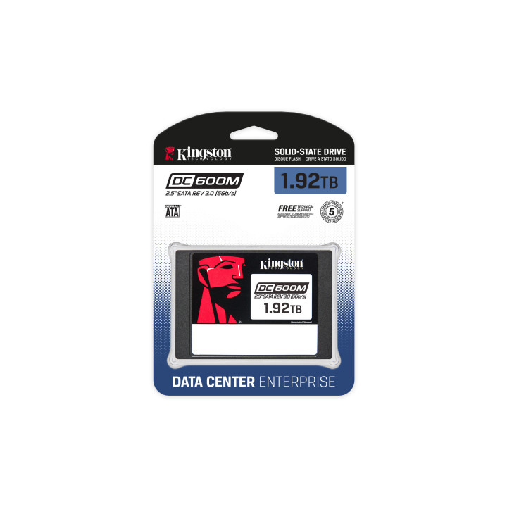 Kingston Technology DC600M 2.5" 1,92 TB Serial ATA III 3D TLC NAND