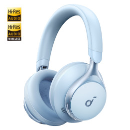 Anker Space One - Blue Auscultadores Sem fios Fita de cabeça Música Dia-a-dia USB Type-C Bluetooth Azul