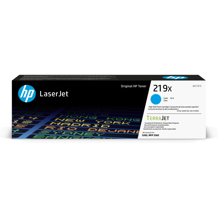 HP Toner LaserJet Original 219X Ciano de Elevado Rendimento