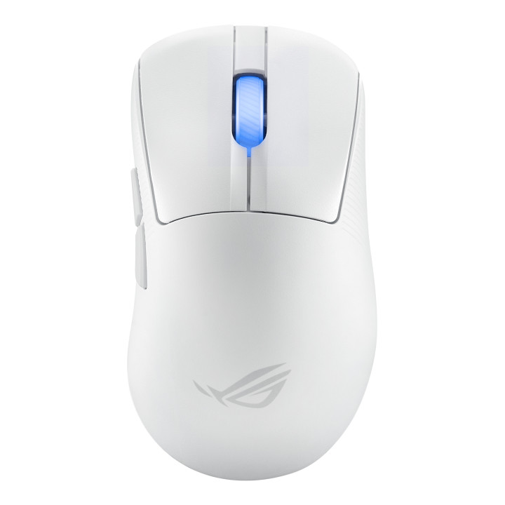 ASUS ROG Keris II Ace Wireless AimPoint White rato Jogos Mão direita RF Wireless + Bluetooth + USB Type-A Ótico 42000 DPI