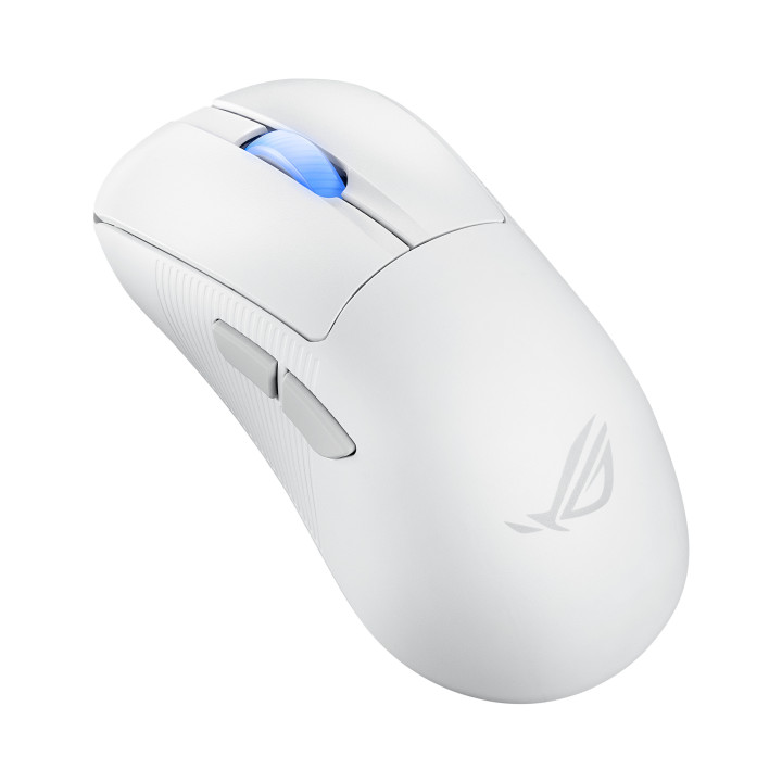 ASUS ROG Keris II Ace Wireless AimPoint White rato Jogos Mão direita RF Wireless + Bluetooth + USB Type-A Ótico 42000 DPI