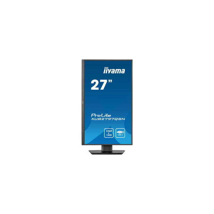 iiyama ProLite XUB2797QSN-B1 monitor de ecrã 68,6 cm (27") 2560 x 1440 pixels Wide Quad HD LED Preto