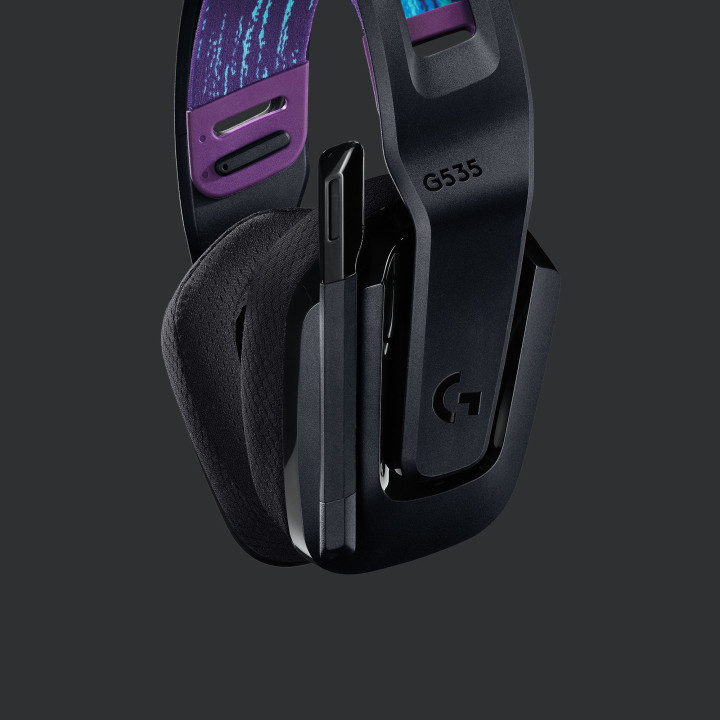 Logitech G G535 Auscultadores Sem fios Fita de cabeça Jogos Preto