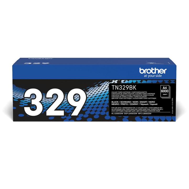 Brother TN-329BK toner 1 unidade(s) Original Preto
