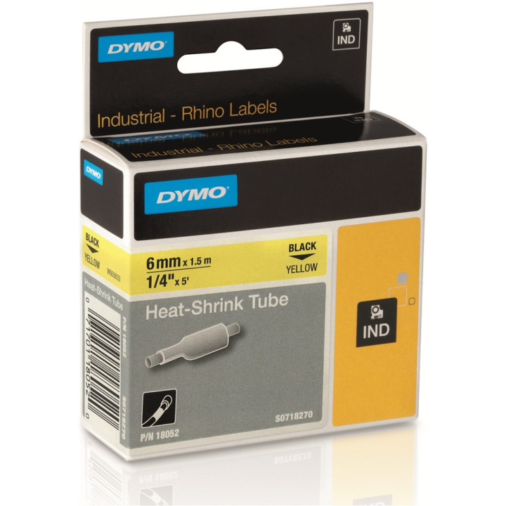 Dymo RhinoPRO Heat shrink tubing Black Yellow