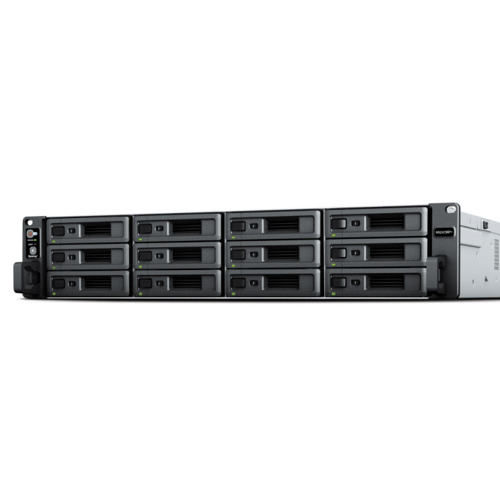 Synology RackStation RS2423RP+ servidor NAS e de armazenamento Rack (2U) Ethernet LAN Preto, Cinzento V1780B