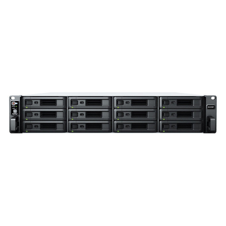 Synology RackStation RS2423RP+ servidor NAS e de armazenamento Rack (2U) Ethernet LAN Preto, Cinzento V1780B