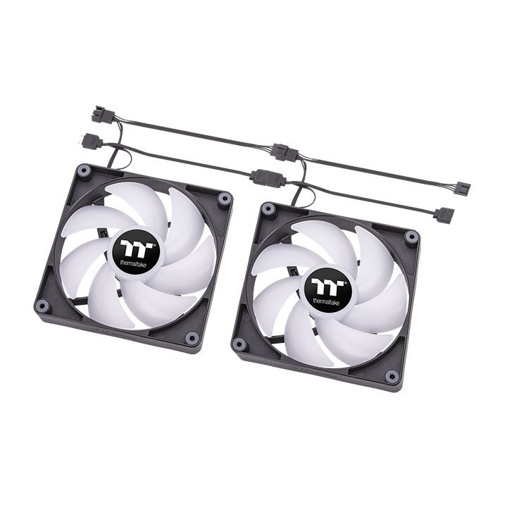 Thermaltake TT CT140 ARGB Sync PC Caixa de computador Ventoinha Preto 2 unidade(s)