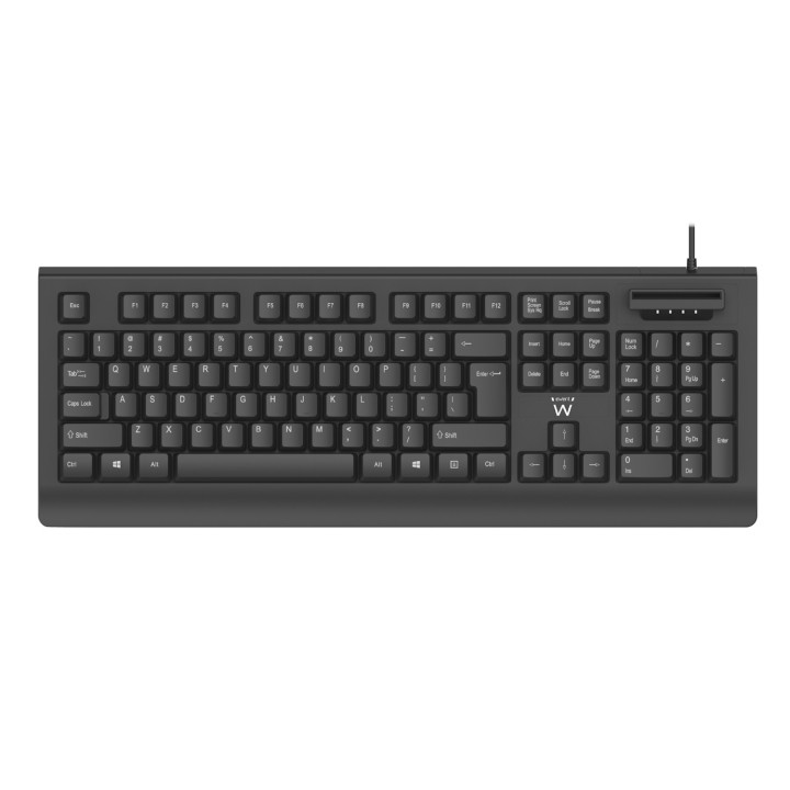 Ewent EW3287 teclado Universal USB QWERTY Português Preto