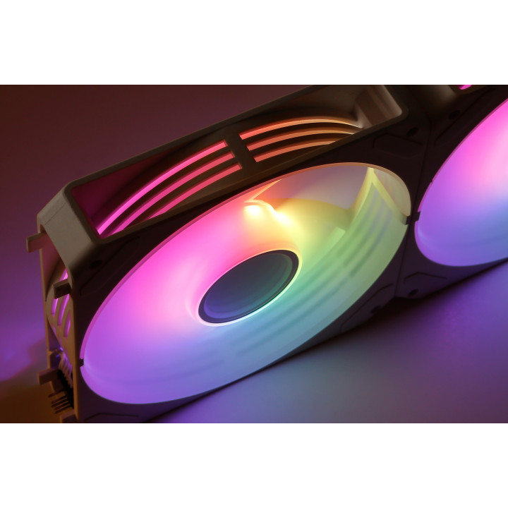 ABYSM Arclight 2.0 ARGB Caixa de computador Ventoinha 12 cm Branco 3 unidade(s)
