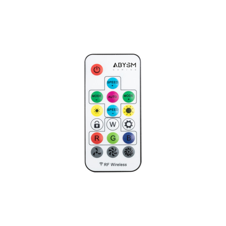 ABYSM Arc Light ARGB 120mm Kit 3 Caixa de computador Ventoinha 12 cm Branco 3 unidade(s)