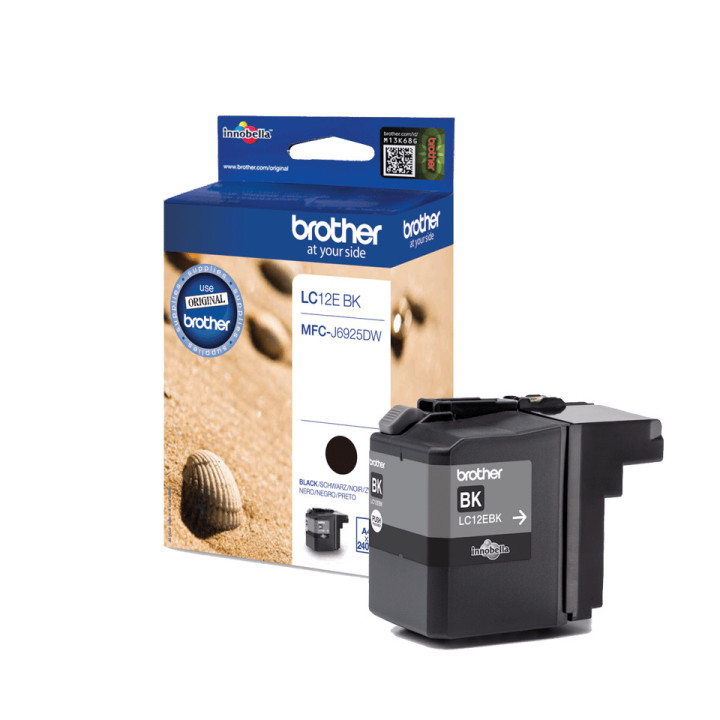 Brother LC12EBK tinteiro 1 unidade(s) Original Preto
