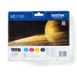 Brother LC1100VALBP tinteiro 4 unidade(s) Original Preto, Ciano, Magenta, Amarelo
