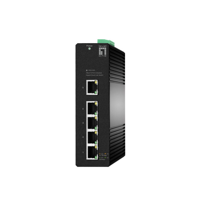 LevelOne IGS-2105 switch de rede Gerido L2 Gigabit Ethernet (10 100 1000) Preto